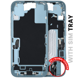 Mid-Frame Housing W/ Charging Port Flex & Small Parts For iPhone 16 (EU / Global Version) (Pull) (Teal)
