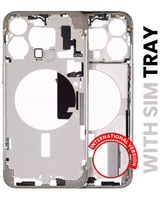 Mid-Frame Housing W/ Small Parts For iPhone 15 Pro Max (EU / Global Version) ( Pull) (Natural Titanium)