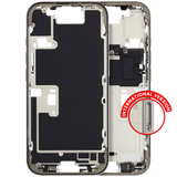 Mid-Frame Housing W/ Small Parts For iPhone 16 Pro (EU / Global Version) (Pull) (Natural Titanium)