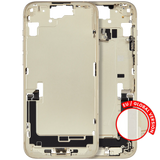 Mid-Frame Housing W/ Charging Port Flex & Small Parts For iPhone 15 Plus (EU / Global Version) (Pull) (Yellow)