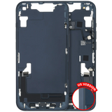 Mid-Frame Housing W/ Charging Port Flex & Small Parts For iPhone 14 (US Version) (Pull) (Midnight)