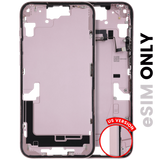 Mid-Frame Housing W/ Small Parts For iPhone 15 Plus (US Version) (Pull) (Pink)
