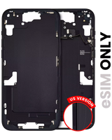 Mid-Frame Housing W/ Small Parts For iPhone 15 Plus (US Version) (Pull) (Black)