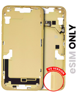 Mid-Frame Housing W/ Small Parts For iPhone 14 Plus (US Version) (Pull) (Yellow)