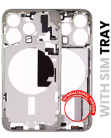 Mid-Frame Housing W/ Small Parts For iPhone 15 Pro (EU / Global Version) (Pull) (Natural Titanium)