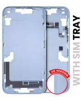 Mid-Frame Housing W/ Small Parts For iPhone 14 Plus (EU / Global Version) (Pull) (Blue)