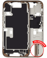 Mid-Frame Housing W/ Small Parts For iPhone 16 Pro (US Version) (Pull) (Desert Titanium)