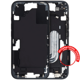 Mid-Frame Housing W/ Small Parts For iPhone 16 (EU / Global Version) (Pull) (Black)