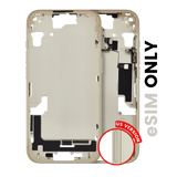 Mid-Frame Housing W/ Small Parts For iPhone 15 (US Version) (Pull) (Yellow)