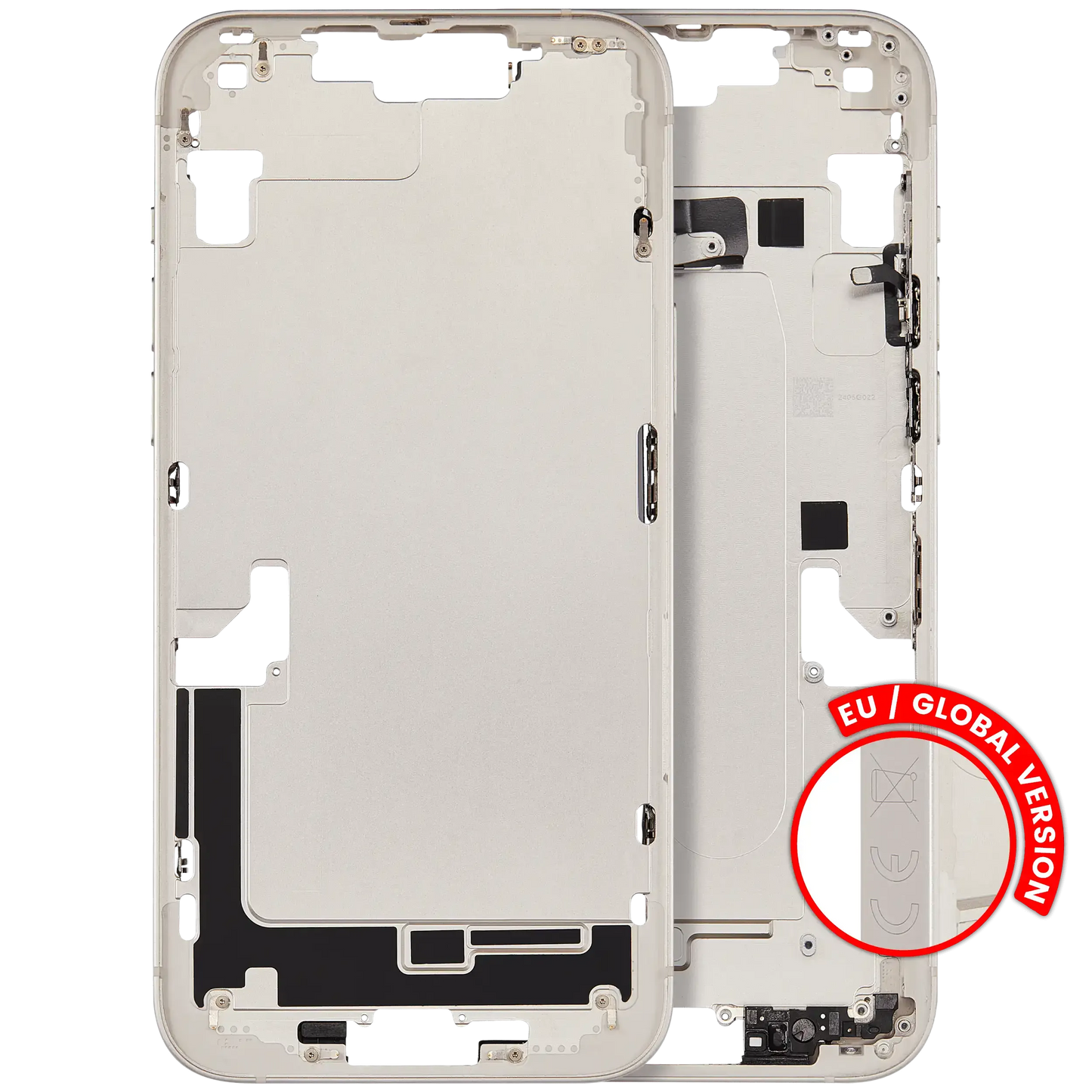 Mid-Frame Housing W/ Charging Port Flex & Small Parts For iPhone 14 Plus (EU / Global Version) (Pull) (Starlight)