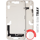 Mid-Frame Housing W/ Small Parts For iPhone 14 Plus (EU / Global Version) (Pull) (Starlight)