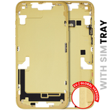 Mid-Frame Housing W/ Small Parts For iPhone 14 Plus (EU / Global Version) (Pull) (Yellow)