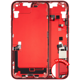 Mid-Frame Housing W/ Charging Port Flex & Small Parts For iPhone 14 Plus (US Version) (Pull) (Red)