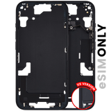 Mid-Frame Housing W/ Small Parts For iPhone 15 (US Version) (Pull (Black)