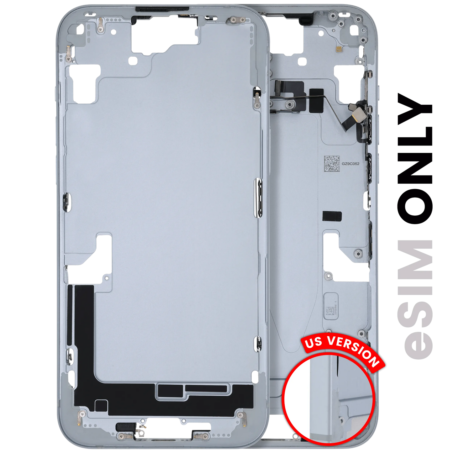Mid-Frame Housing W/ Small Parts For iPhone 15 Plus (US Version) (Pull) (Blue)