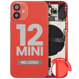 Back Housing W/ Small Parts For iPhone 12 Mini (EU / Global Version) (Pull) (Red)