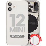 Back Housing W/ Small Parts For iPhone 12 Mini (EU / Global Version) (Pull) (White)