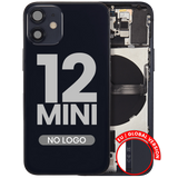 Back Housing W/ Small Parts For iPhone 12 Mini (EU / Global Version) (Pull) (Black)