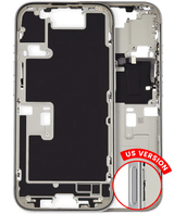 Mid-Frame Housing W/ Small Parts For iPhone 16 Pro (US Version) (Pull) (White Titanium)