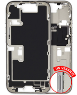 Mid-Frame Housing W/ Small Parts For iPhone 16 Pro (US Version) (Pull) (Natural Titanium)
