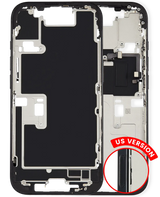 Mid-Frame Housing W/ Small Parts For iPhone 16 Pro (US Version) (Pull) (Black Titanium)