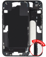 Mid-Frame Housing W/ Small Parts For iPhone 16 Plus (US Version) (Pull) (Black)