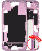 Mid-Frame Housing W/ Small Parts For iPhone 16 (US Version) (Pull) (Pink)