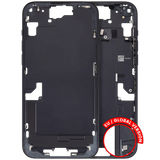 Mid-Frame Housing W/ Small Parts For iPhone 15 Plus (EU / Global Version) (Pull) (Black)