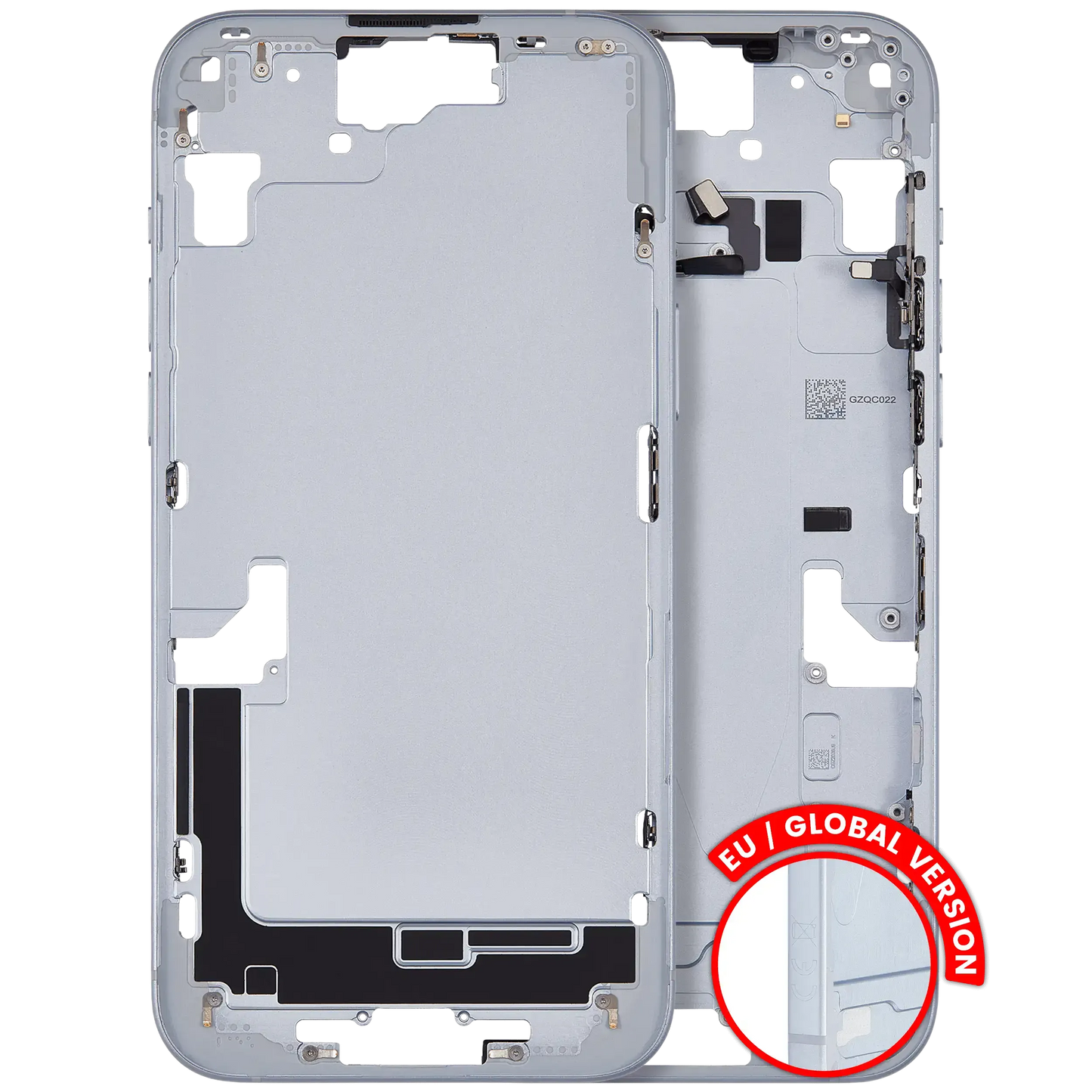 Mid-Frame Housing W/ Small Parts For iPhone 15 Plus (EU / Global Version) (Pull) (Blue)