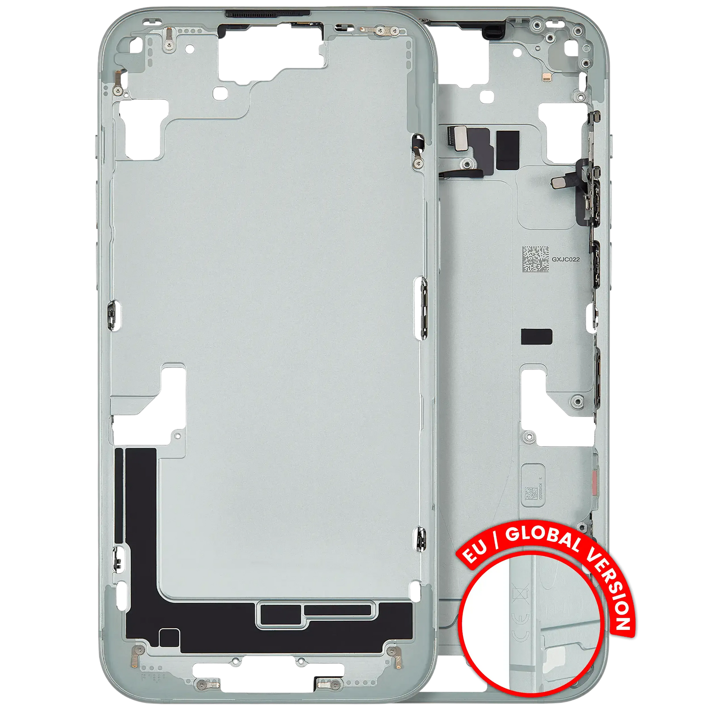Mid-Frame Housing W/ Small Parts For iPhone 15 Plus (EU / Global Version) (Pull) (Green)