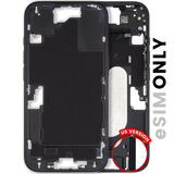 Mid-Frame Housing W/ Small Parts For iPhone 16 (US Version) (Pull) (Black)