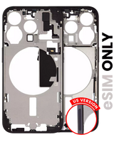 Mid-Frame Housing W/ Small Parts For iPhone 15 Pro (US Version) (Pull) (Black Titanium)