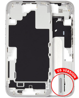 Mid-Frame Housing W/ Small Parts For iPhone 16 (US Version) (Pull) (White)