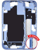 Mid-Frame Housing W/ Small Parts For iPhone 16 (US Version) (Pull) (Ultramarine)