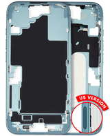 Mid-Frame Housing W/ Small Parts For iPhone 16 (US Version) (Pull) (Teal)