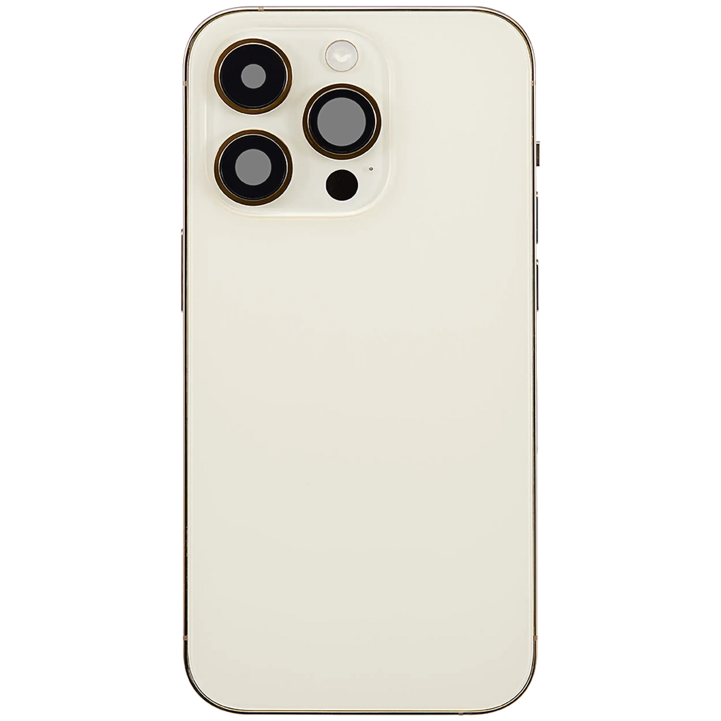 Back Housing W/ Charging Port Flex & Small Parts For iPhone 14 Pro (US Version) (Pull) (Gold)