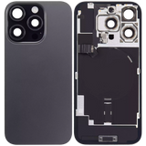 Back Glass w/ MagSafe Magnet & NFC & Flashlight Flex For iPhone 16 Pro (Pull) (Black Titanium)