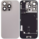 Back Glass w/ MagSafe Magnet & NFC & Flashlight Flex For iPhone 16 Pro (Pull) (Natural Titanium)