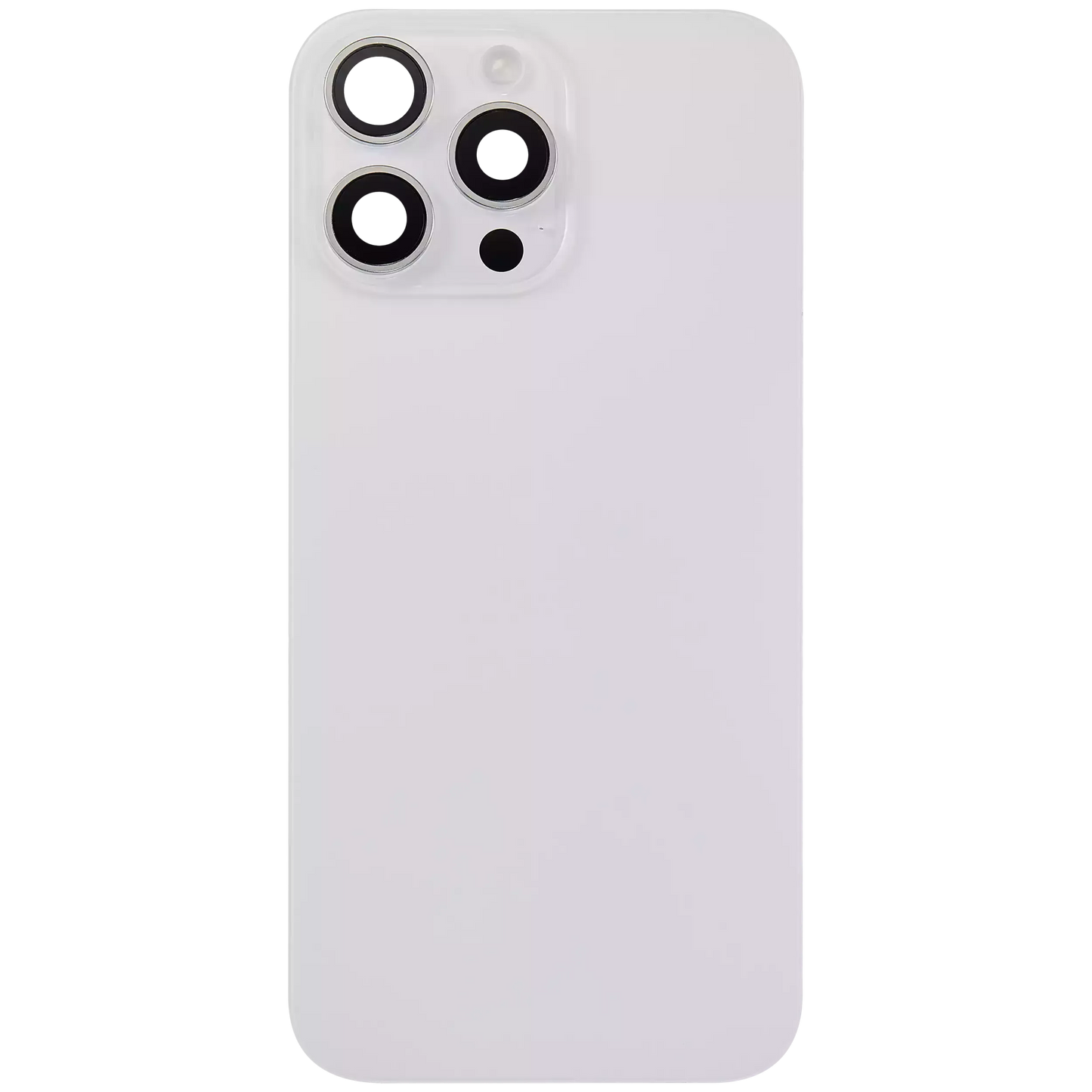Back Glass w/ MagSafe Magnet & NFC & Flashlight Flex For iPhone 16 Pro Max (Pull) (White Titanium)
