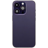 Back Housing W/ Charging Port Flex & Small Parts For iPhone 14 Pro (US Version) (Pull) (Deep Purple)