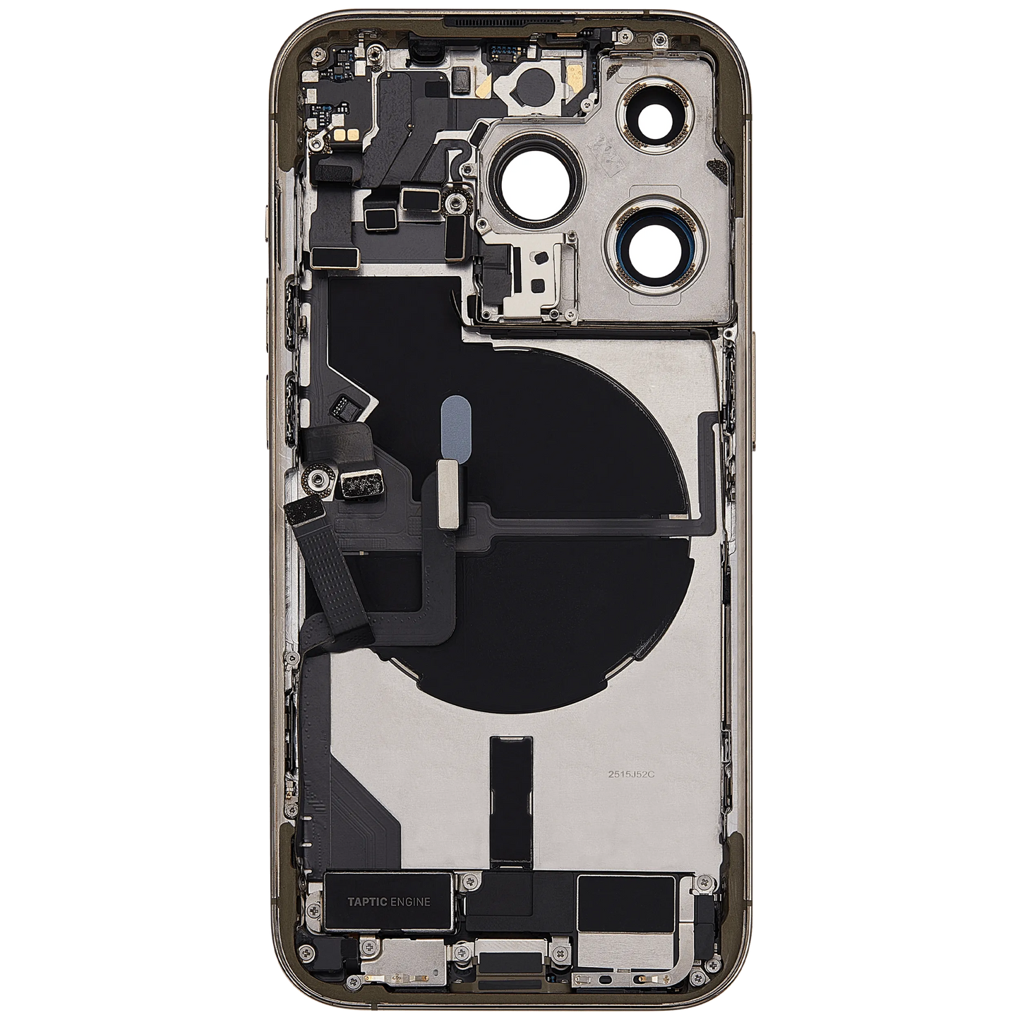 Back Housing W/ Charging Port Flex & Small Parts For iPhone 14 Pro (US Version) (Pull) (Gold)