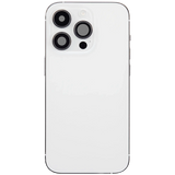 Back Housing W/ Charging Port Flex & Small Parts For iPhone 14 Pro (US Version) (Pull) (Silver)