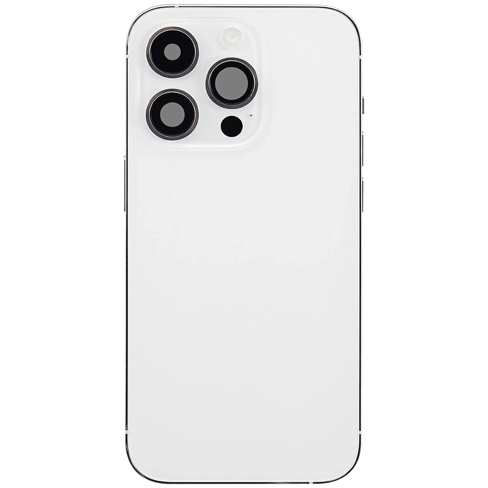 Back Housing W/ Charging Port Flex & Small Parts For iPhone 14 Pro (US Version) (Pull) (Silver)