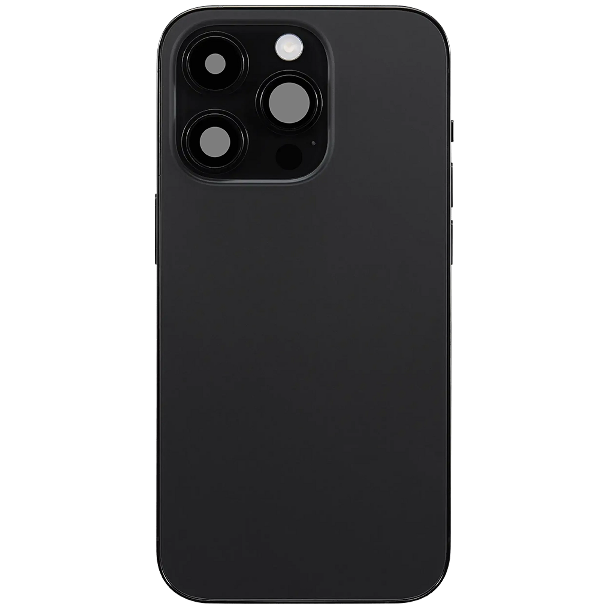 Back Housing W/ Charging Port Flex & Small Parts For iPhone 14 Pro (US Version) (Pull) (Space Black)