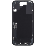 Mid-Frame Housing W/ Charging Port Flex & Small Parts For iPhone 16 (US Version) (Pull) (Black)