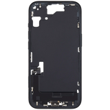 Mid-Frame Housing W/ Charging Port Flex & Small Parts For iPhone 15 (EU / Global Version) (Pull) (Black)