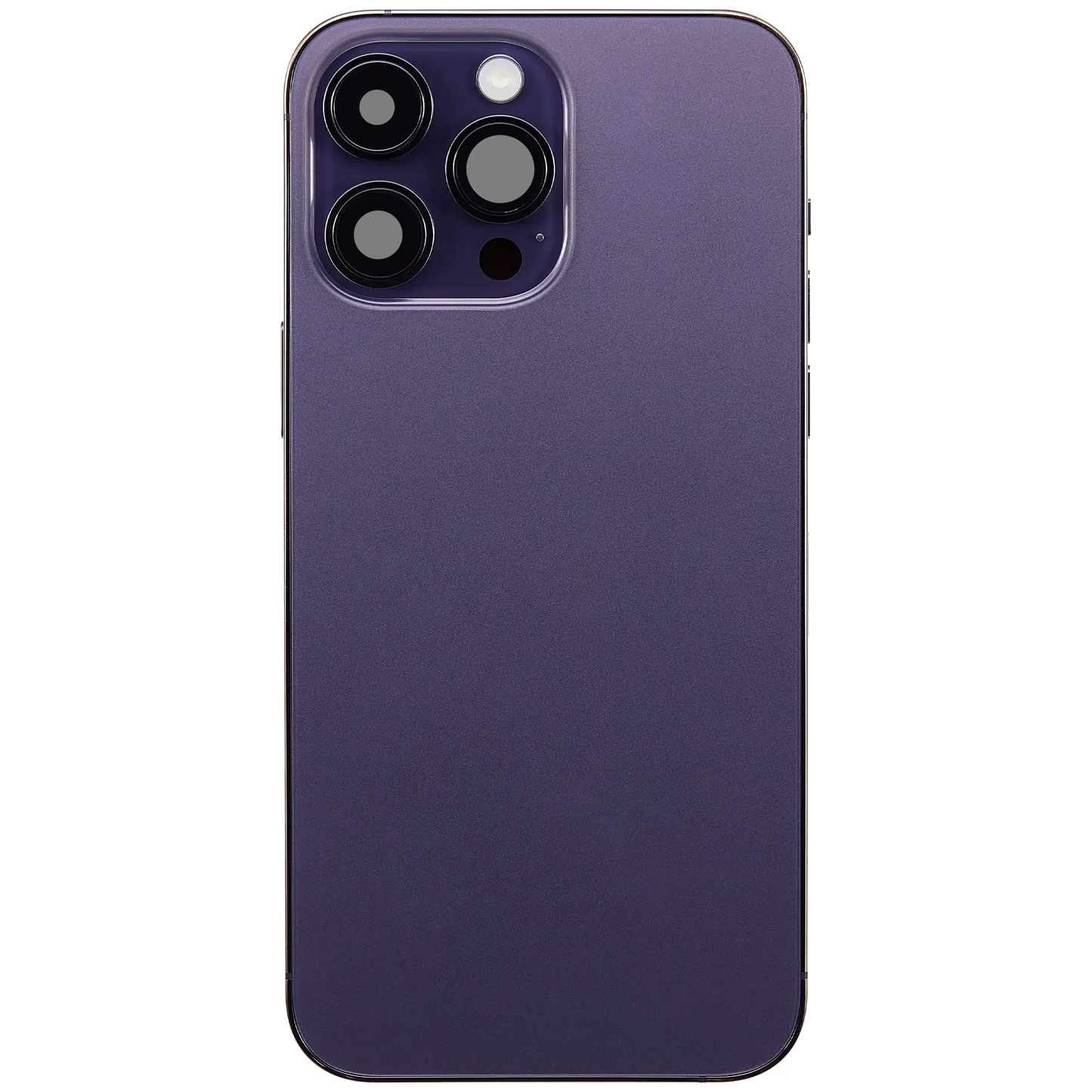 Back Housing W/ Charging Port Flex & Small Parts For iPhone 14 Pro Max (US Version) (Pull) (Deep Purple)