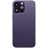 Back Housing W/ Charging Port Flex & Small Parts For iPhone 14 Pro Max (US Version) (Pull) (Deep Purple)