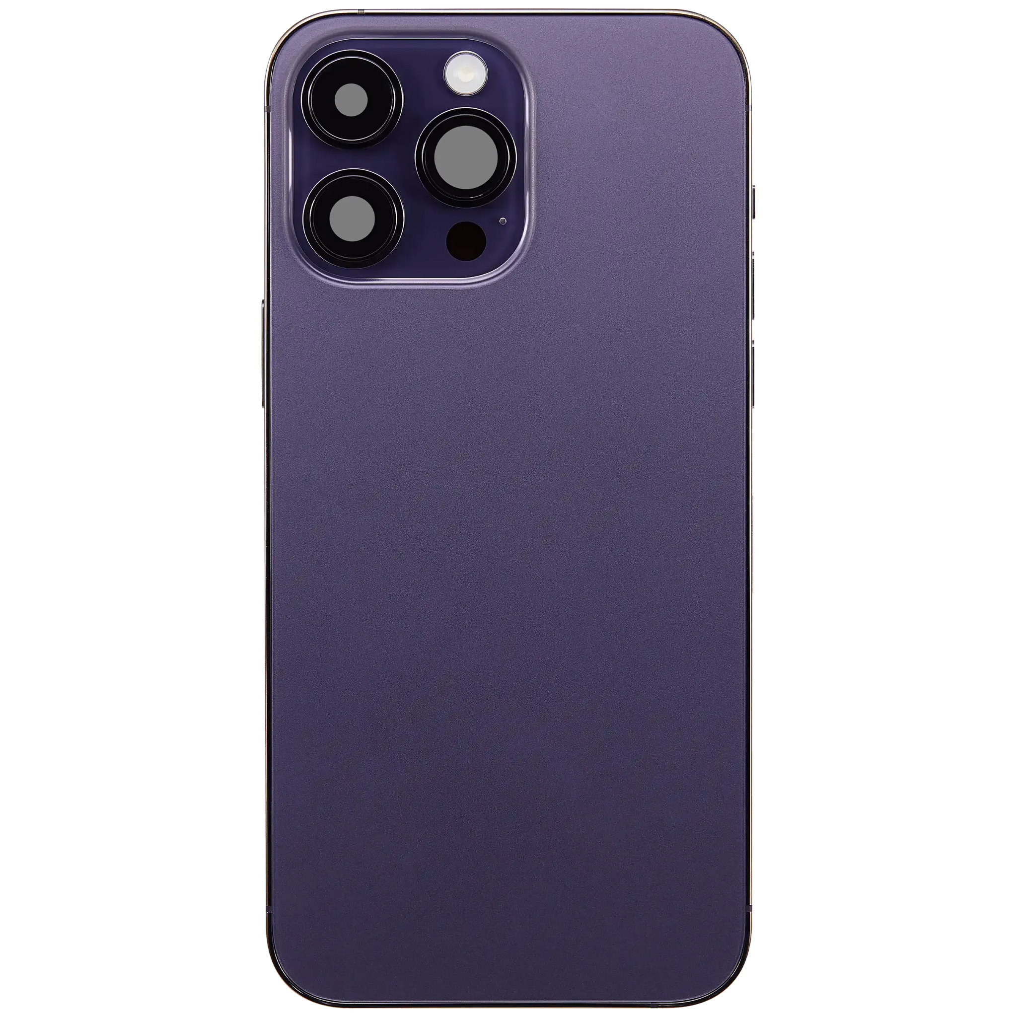 Back Housing W/ Charging Port Flex & Small Parts For iPhone 14 Pro Max (US Version) (Pull) (Deep Purple)