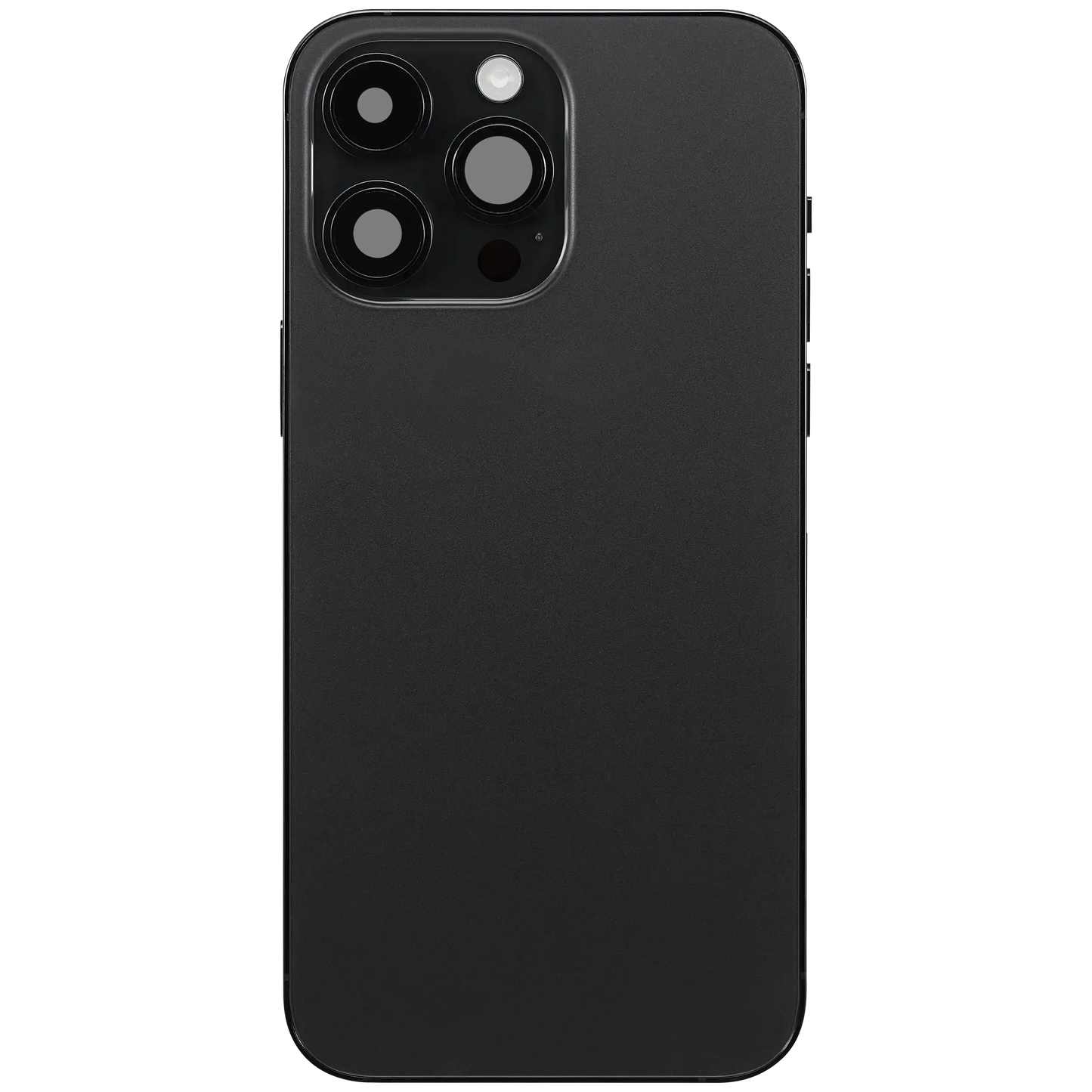 Back Housing W/ Charging Port Flex & Small Parts For iPhone 14 Pro Max (US Version) (Pull) (Space Black)
